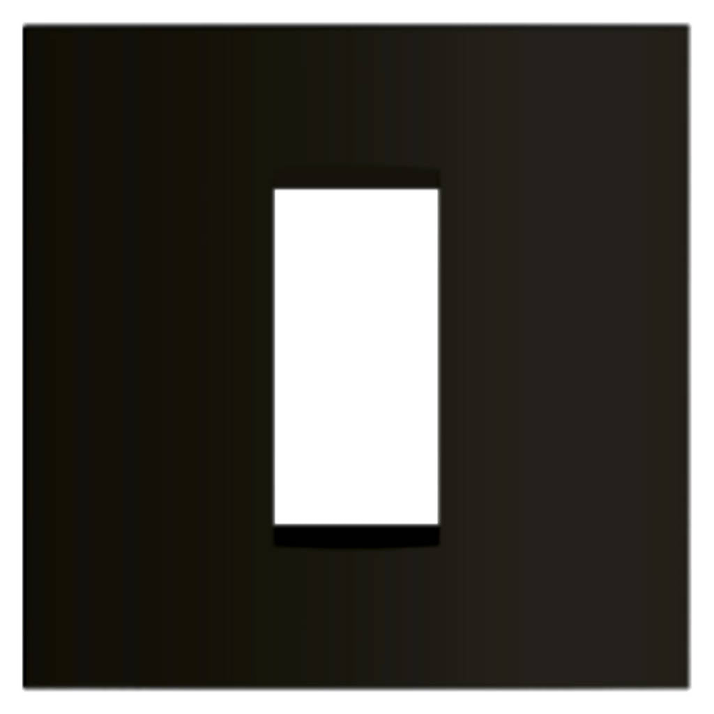 Norisys Cube Series Vector Plates With Frame Charcoal Black 