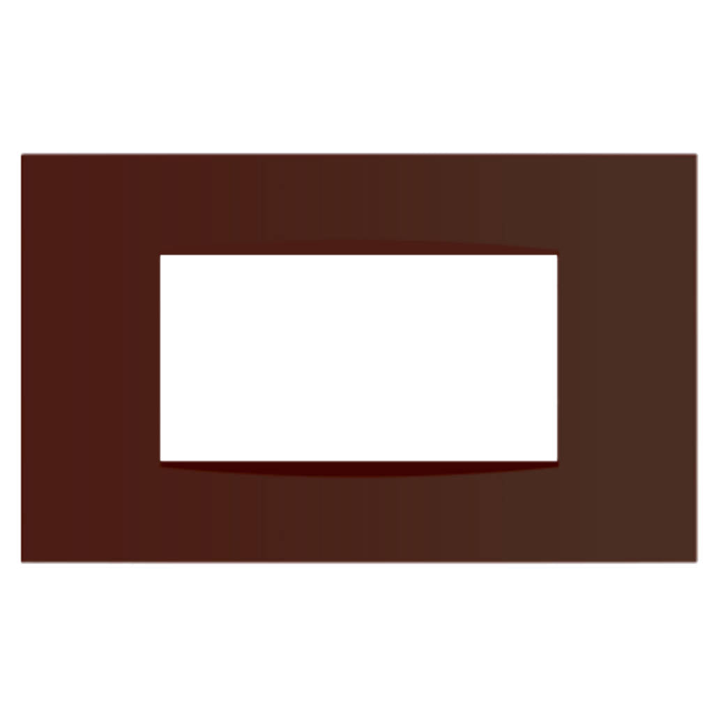 Norisys Cube Series Vector Plates With Frame Cocoa Brown