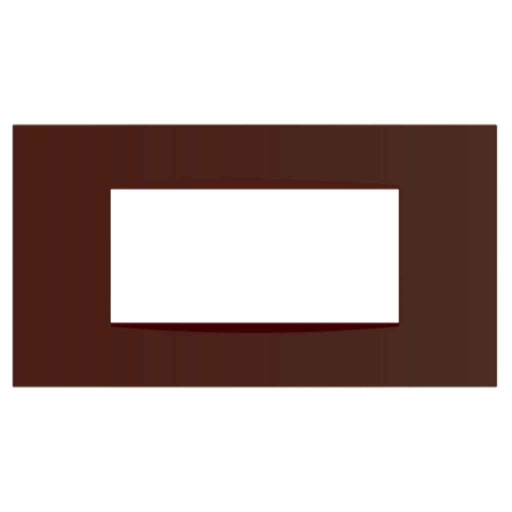 Norisys Cube Series Vector Plates With Frame Cocoa Brown