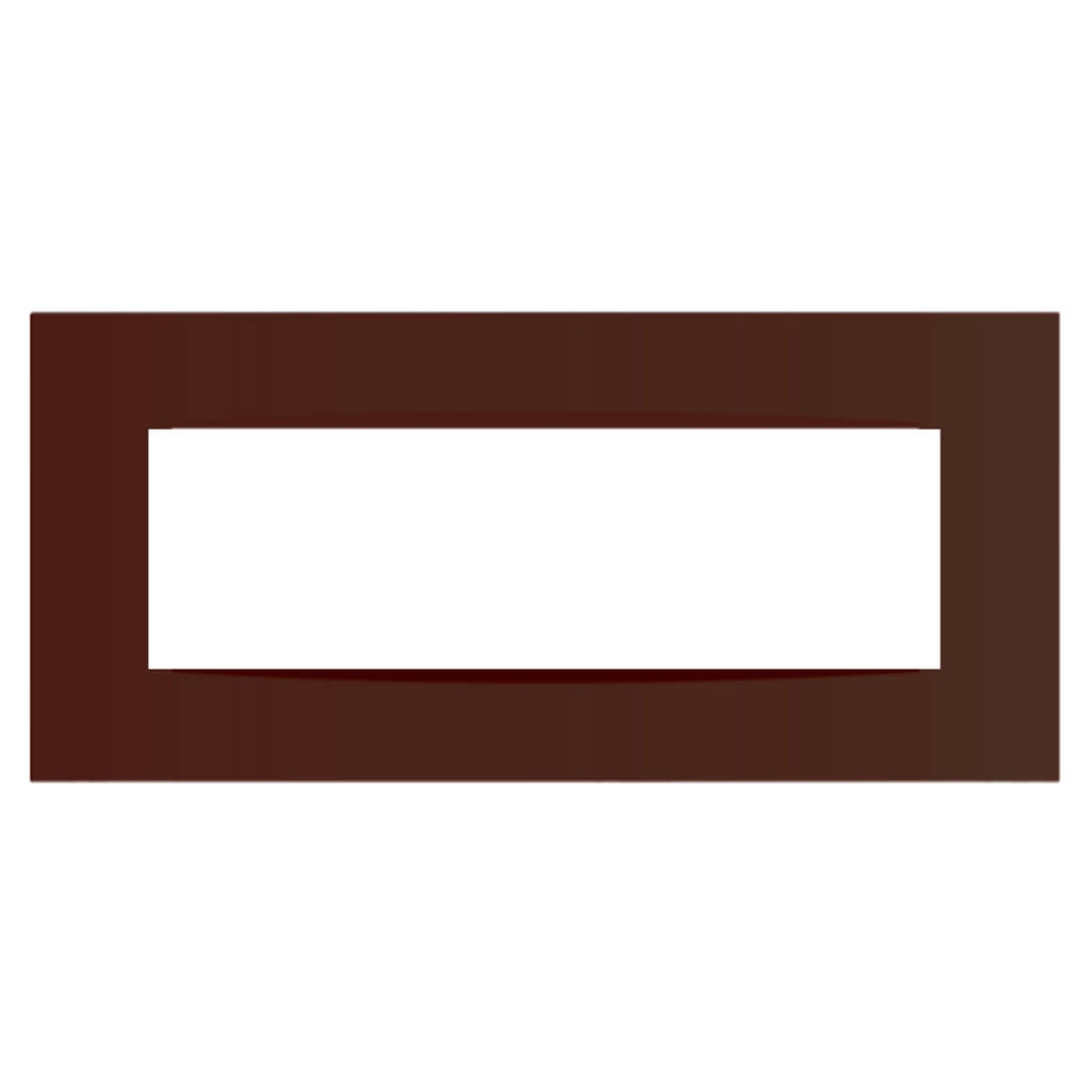Norisys Cube Series Vector Plates With Frame Cocoa Brown