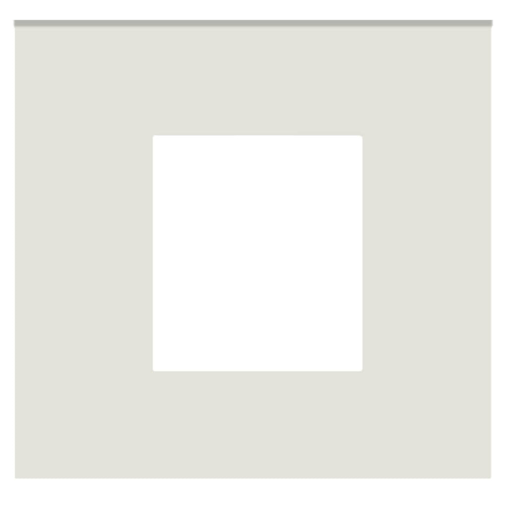 Norisys Cube Series Flat'5 Plates With Frame Frost White