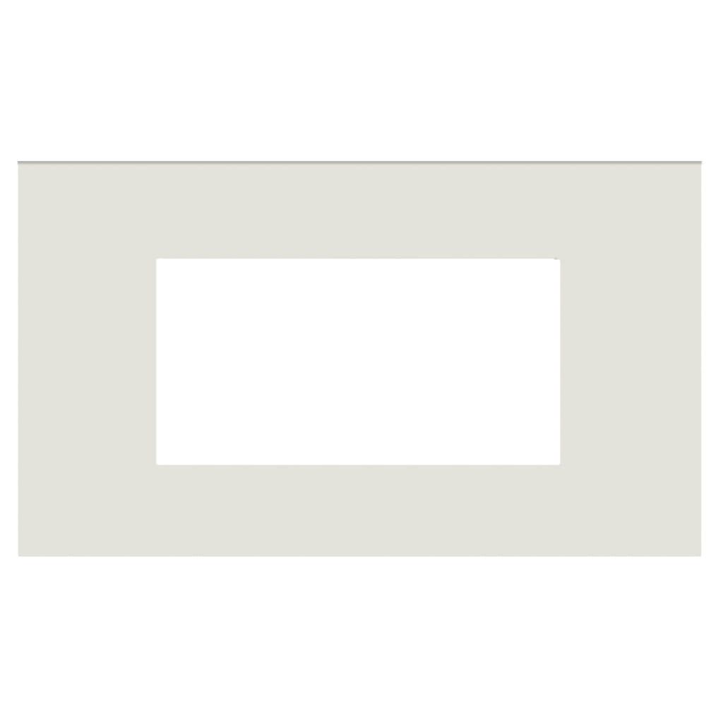 Norisys Cube Series Flat'5 Plates With Frame Frost White