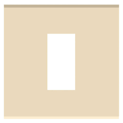 Norisys Cube Series Flat'5 Plates With Frame Matt Gold 