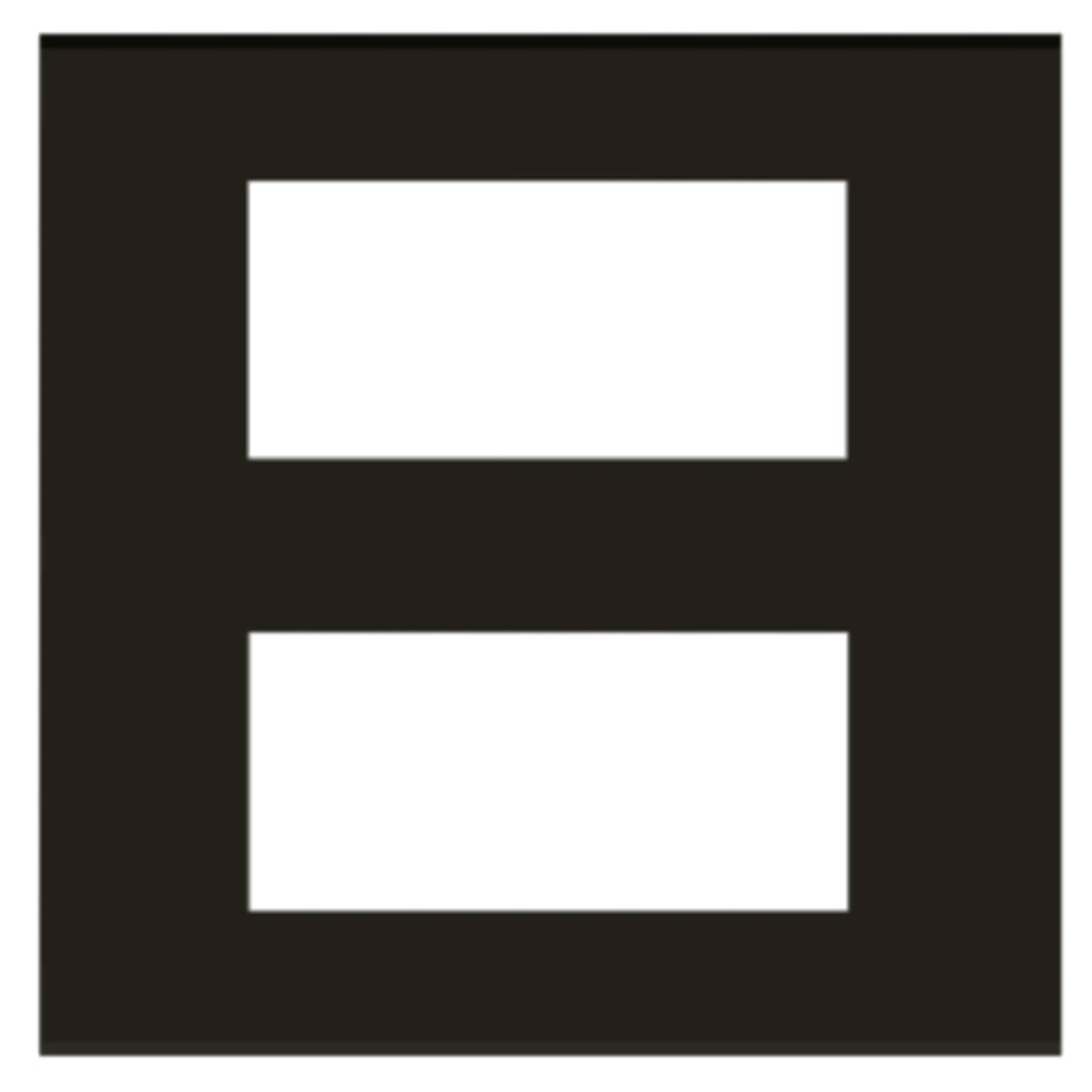 Norisys Cube Series Flat'5 Plates With Frame Charcoal Black