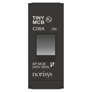 Norisys Cube Series Tiny MCB Single Pole 6A-32A 