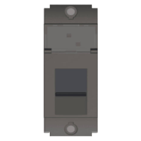 Norisys Square Series RJ11 Double Line Telephone Shuttered Socket 1M S7800 .23 