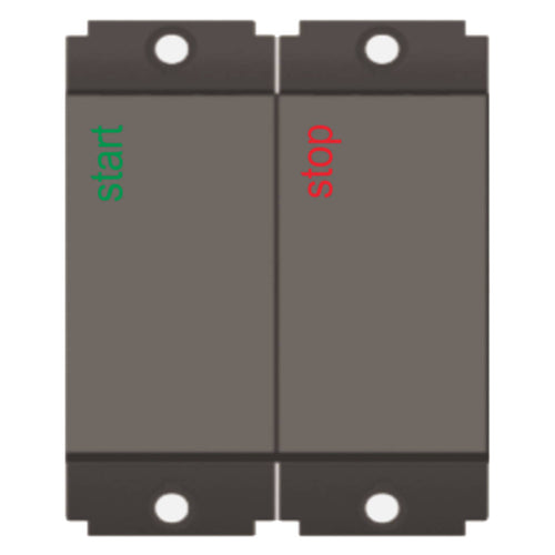 Norisys Square Series Start-Stop Push Button 2M S7450 .23 