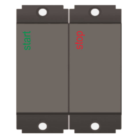 Norisys Square Series Start-Stop Push Button 2M S7450 .23 