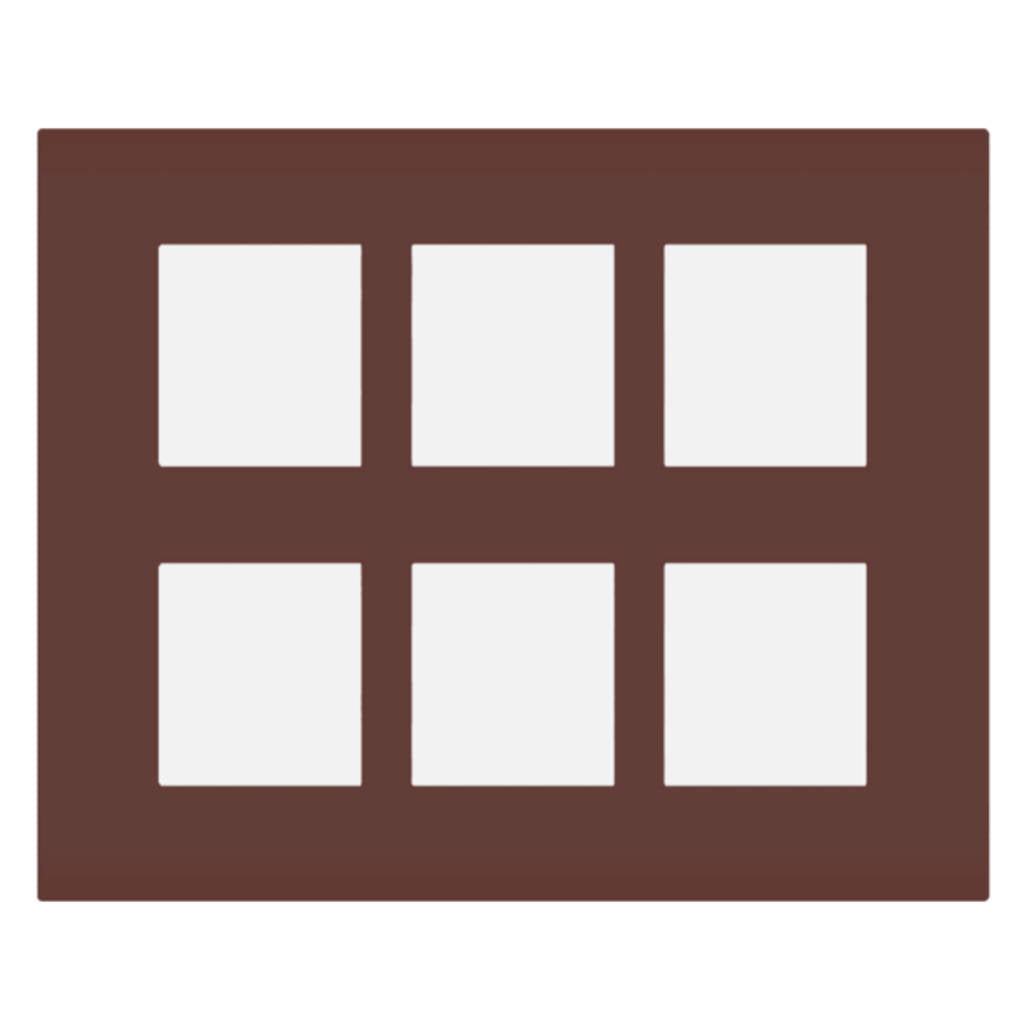 Norisys Smart Plates With Frame Cocoa Brown