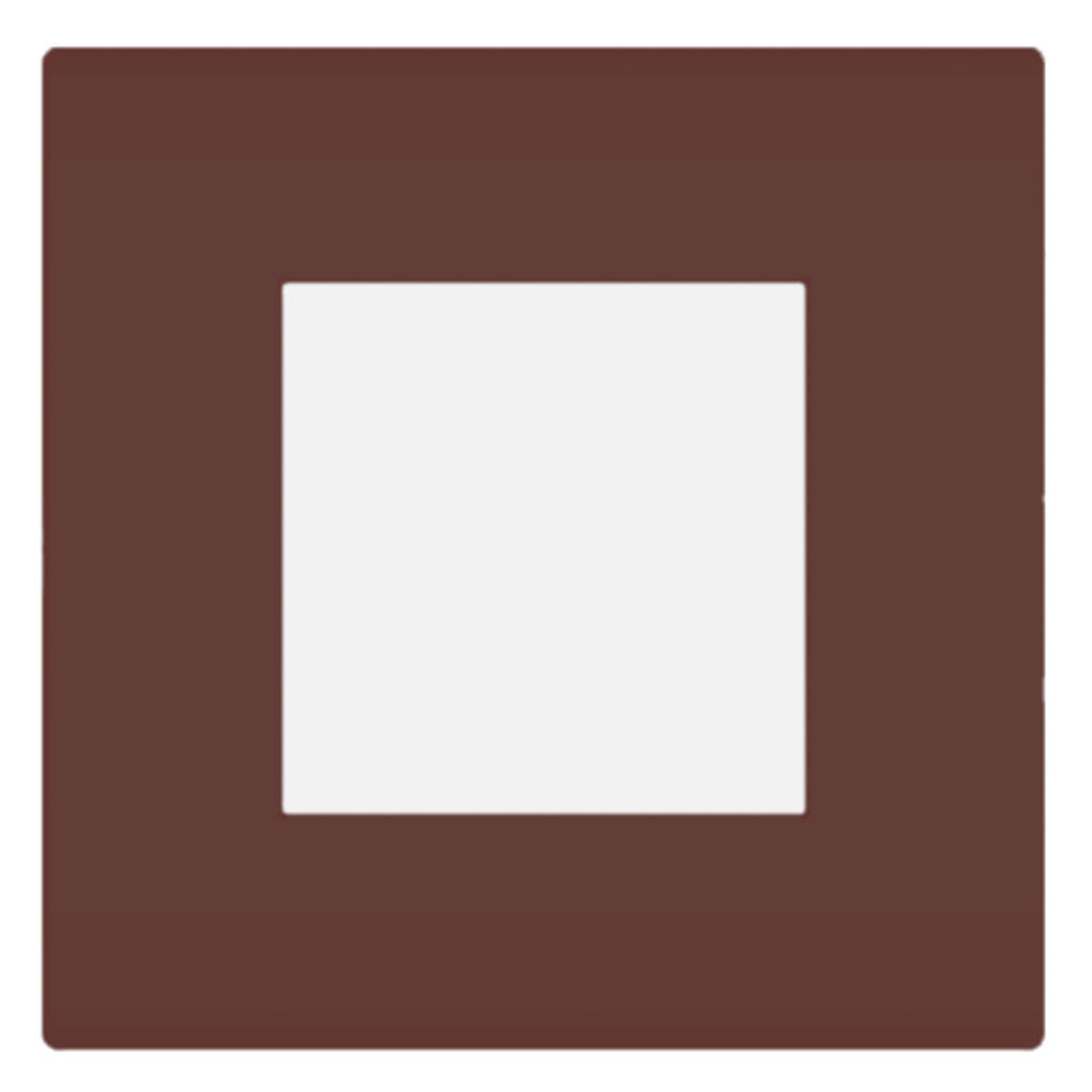 Norisys Smart Plates With Frame Cocoa Brown
