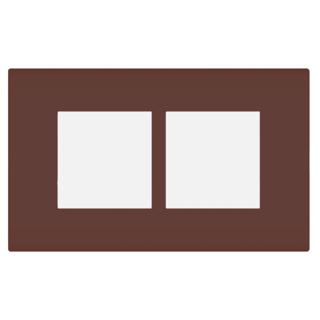 Norisys Smart Plates With Frame Cocoa Brown