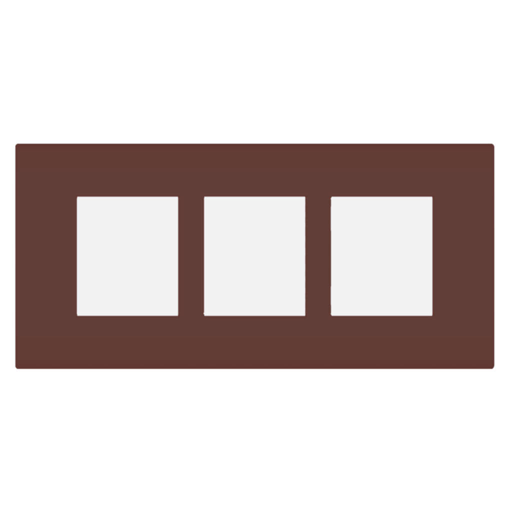 Norisys Smart Plates With Frame Cocoa Brown