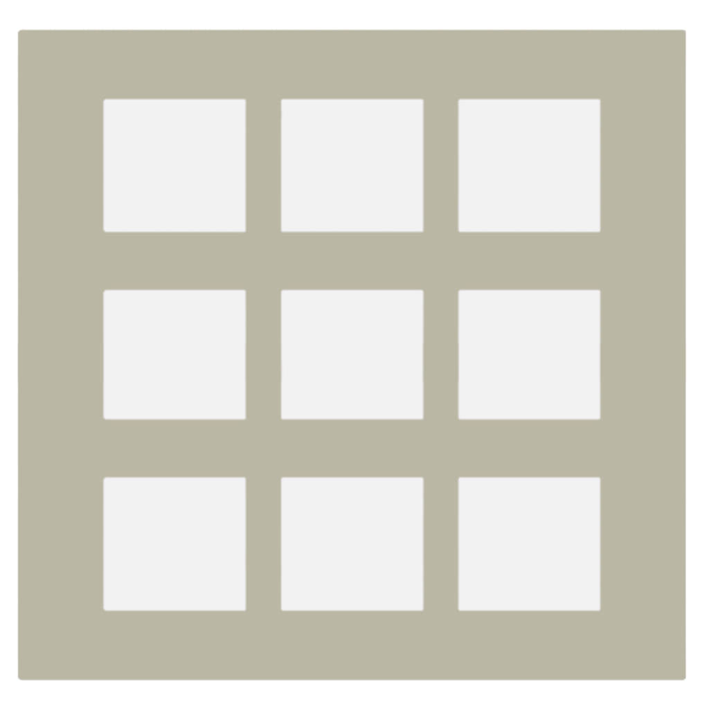 Norisys Smart Plates With Frame Ice Silver