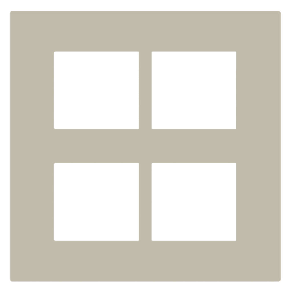 Norisys Smart Plates With Frame Ice Silver