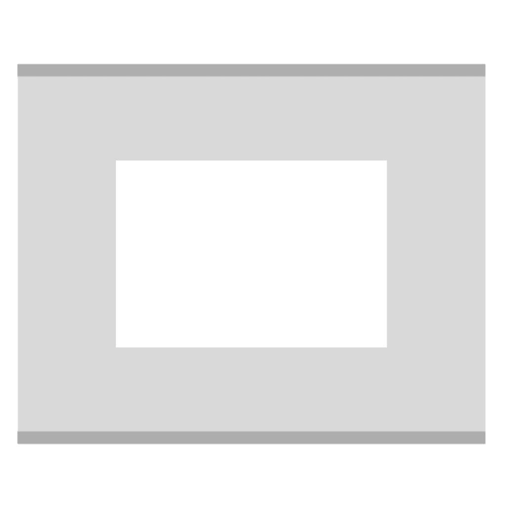 Norisys Cube Series Solid Aluminum Plates With Frame Natural