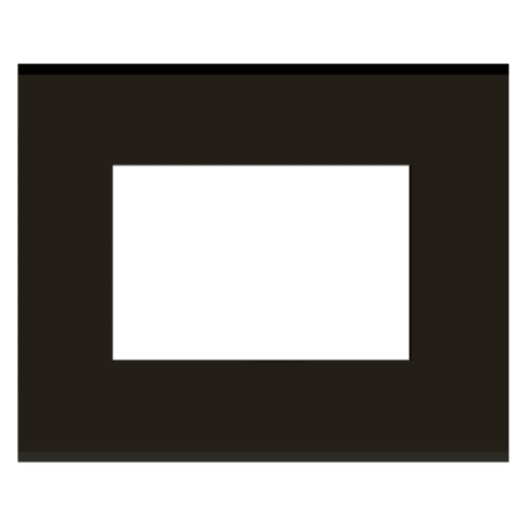 Norisys Cube Series Solid Aluminum Plates With Frame Black