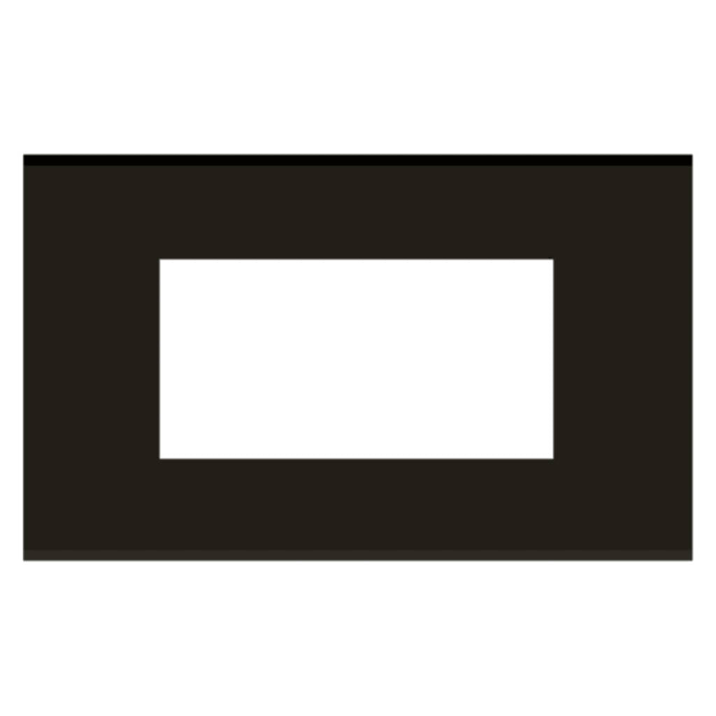 Norisys Cube Series Solid Aluminum Plates With Frame Black