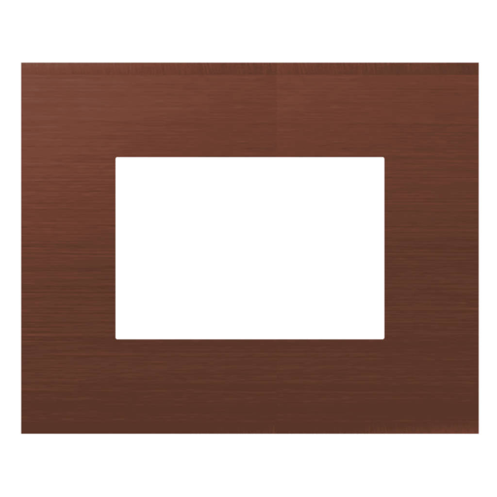 Norisys Cube Series Solid Aluminum Plates With Frame Dark Bronze