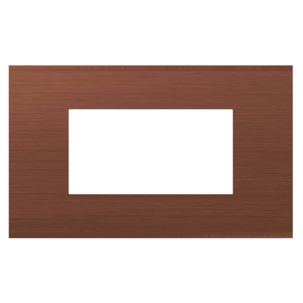 Norisys Cube Series Solid Aluminum Plates With Frame Dark Bronze