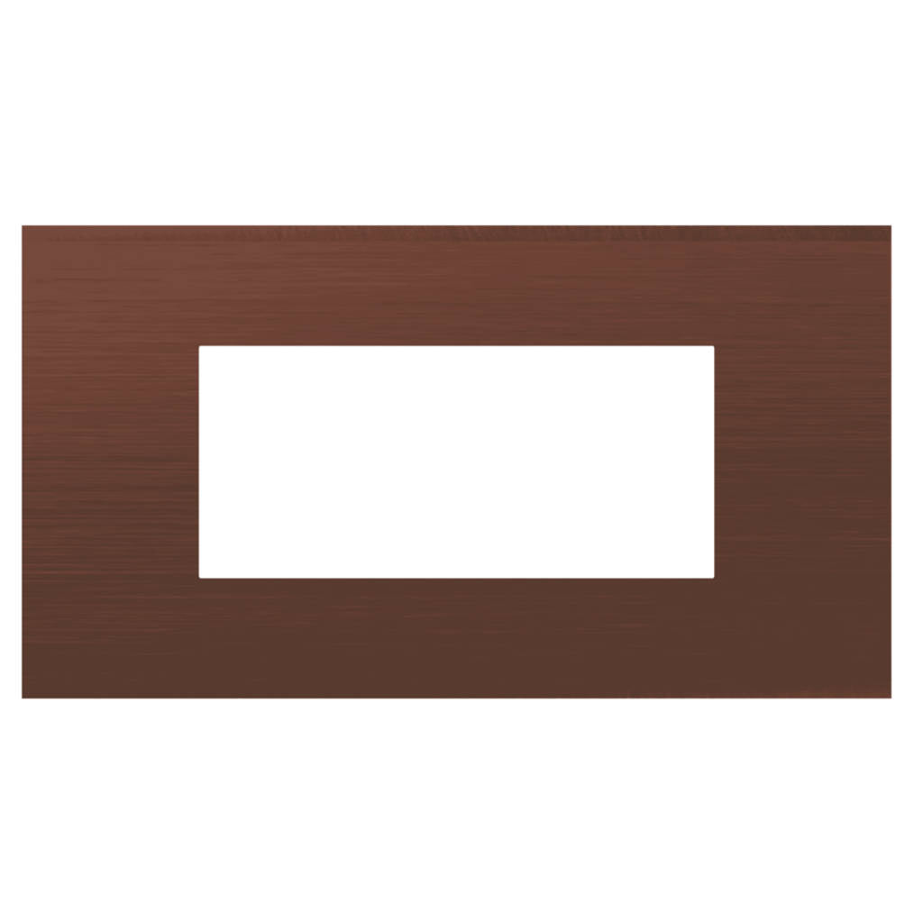 Norisys Cube Series Solid Aluminum Plates With Frame Dark Bronze