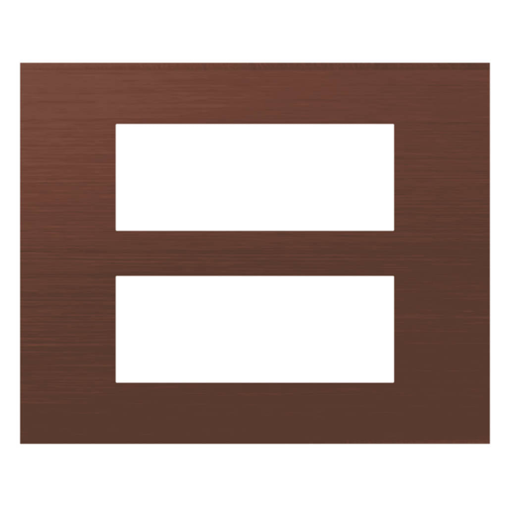 Norisys Cube Series Solid Aluminum Plates With Frame Dark Bronze