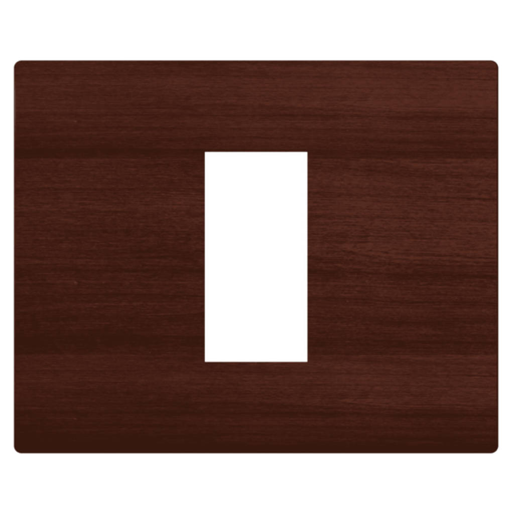 Norisys Square Series Smart Plates With Frame Wood Finish