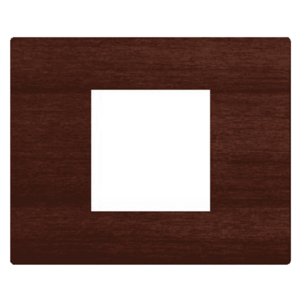 Norisys Square Series Smart Plates With Frame Wood Finish