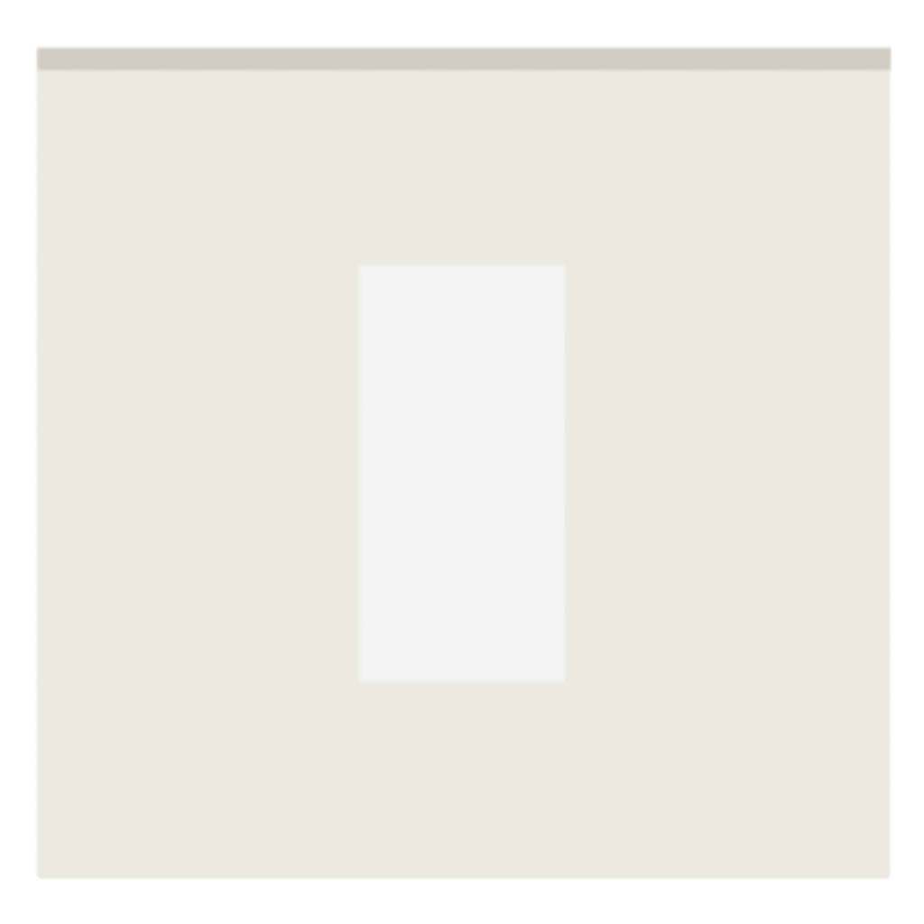 Norisys Cube Series Solid Glass Plates With Frame Ice White 
