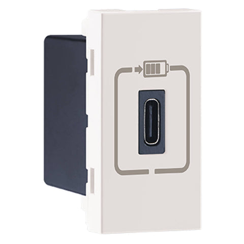 Legrand Myrius Nextgen USB Charger C Type 1500mA 1M White 6792 90