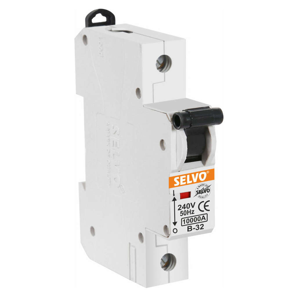 Selvo MCB Single Pole B Type 6-32A