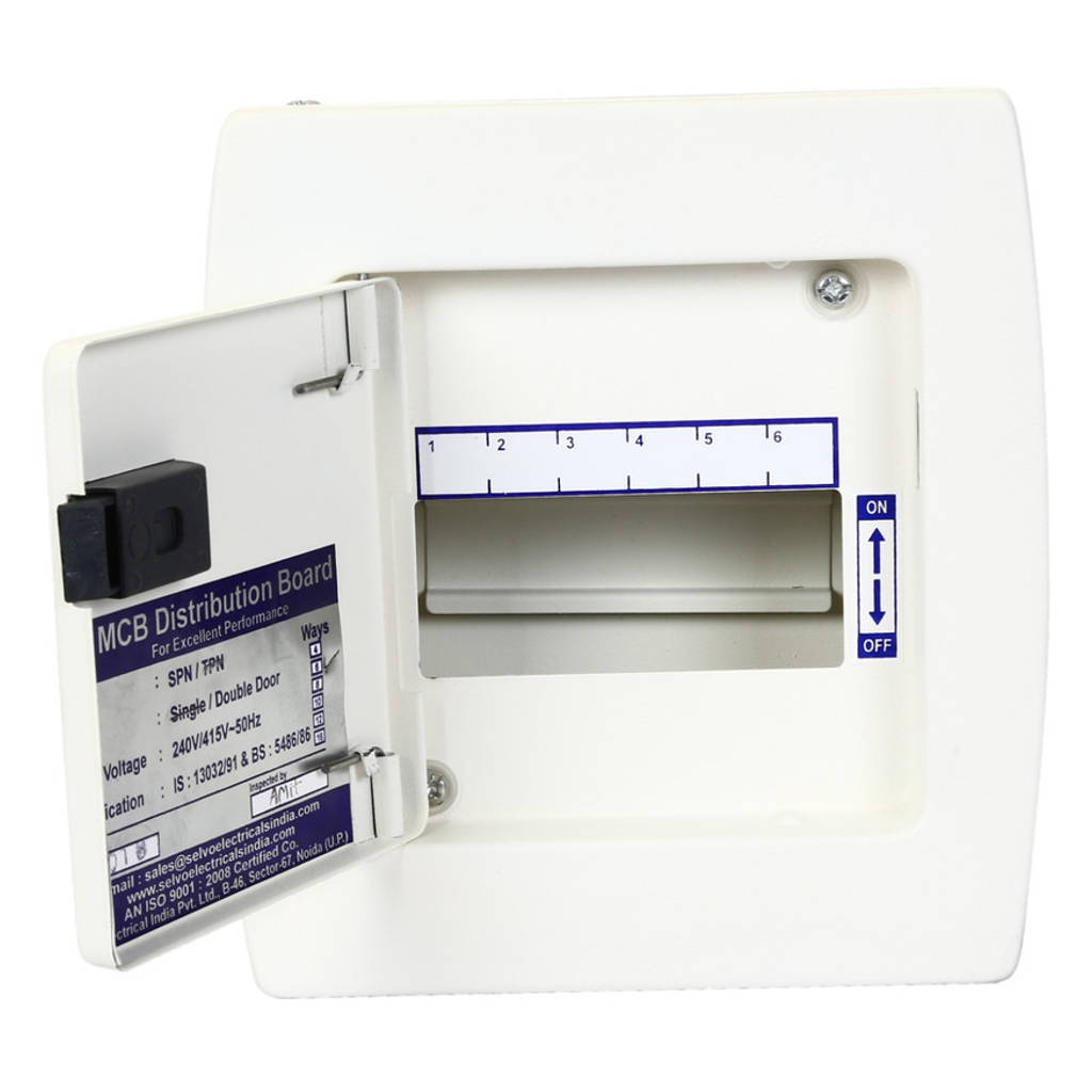 Selvo SPN Distribution Board Double Door 4-16 Way