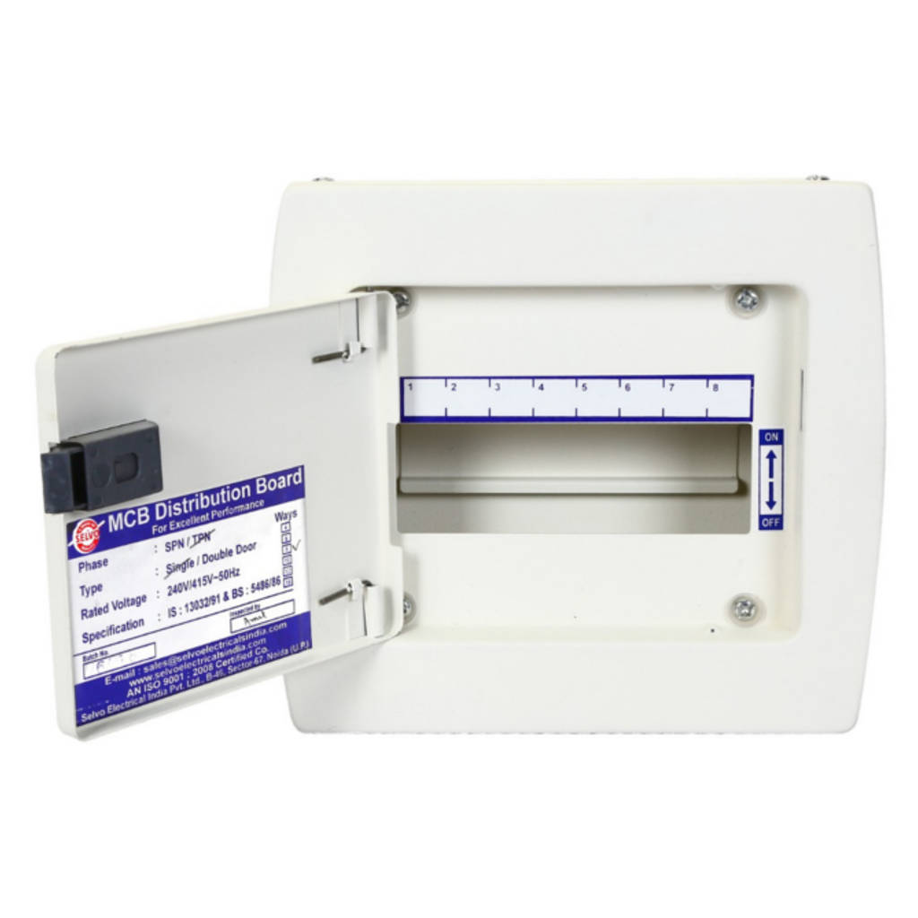 Selvo SPN Distribution Board Double Door 4-16 Way