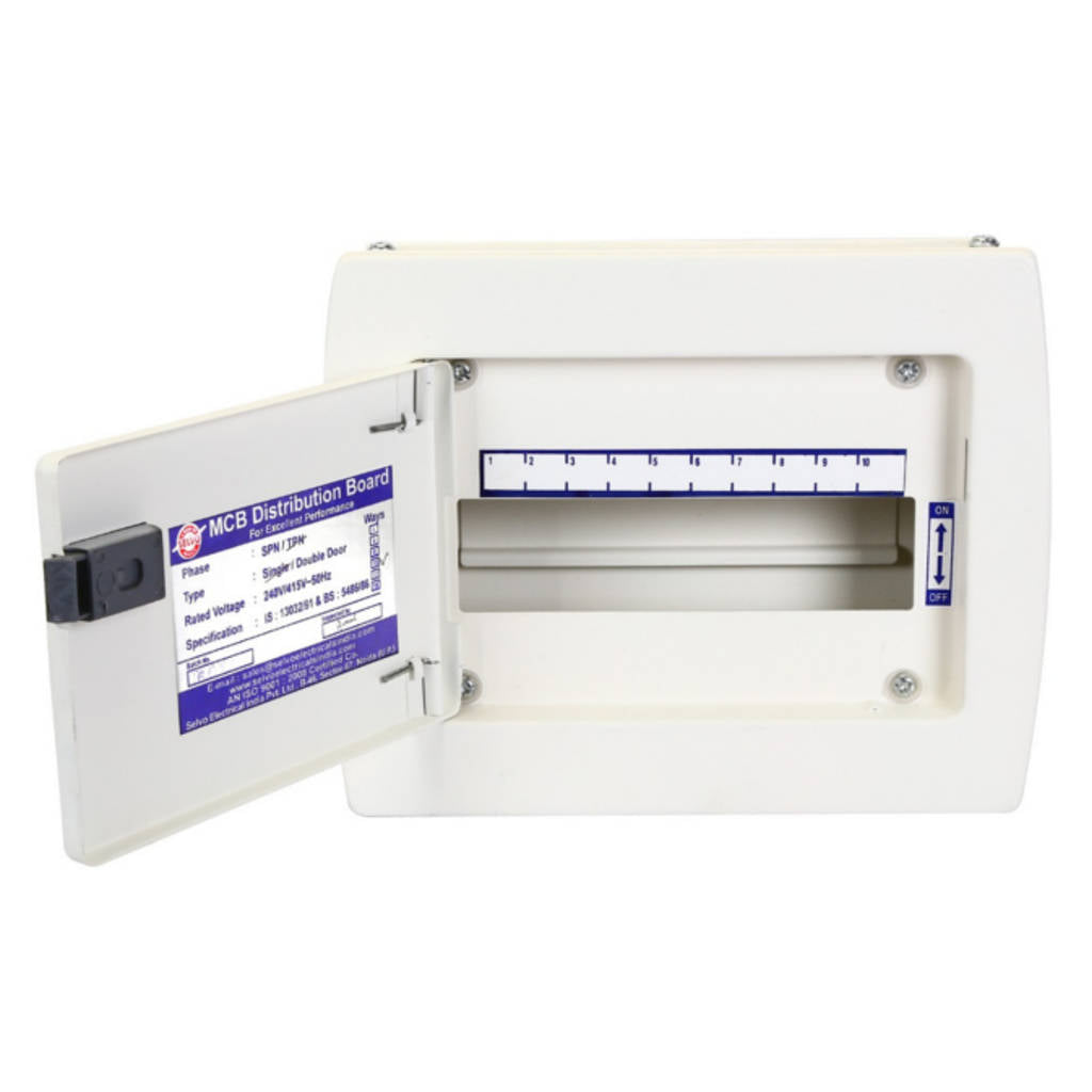 Selvo SPN Distribution Board Double Door 4-16 Way