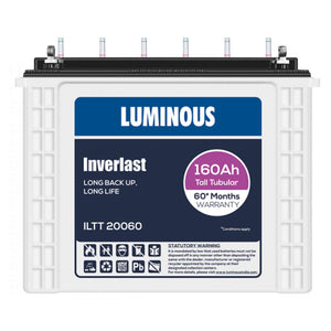 Luminous Inverlast Tall Tubular Inverter Battery 160Ah ILTT 20060 