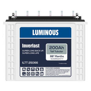 Luminous Inverlast Tall Tubular Inverter Battery 200Ah ILTT25066 