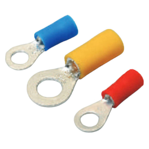 MG Electrica Copper Ring Type Terminals With Insulated 1.5-4.6mm 2 