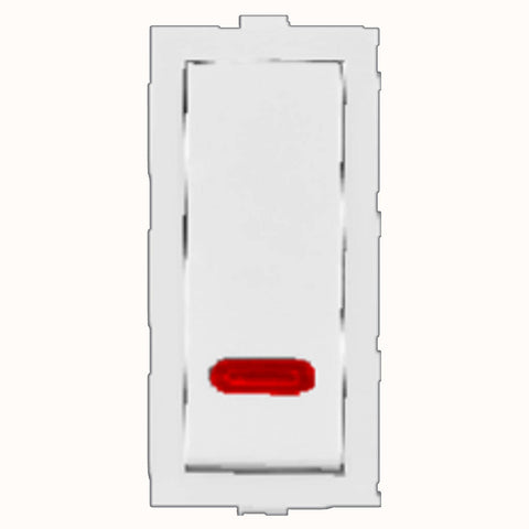 Hello Switch With Indicator 1Way 10A White 1406 