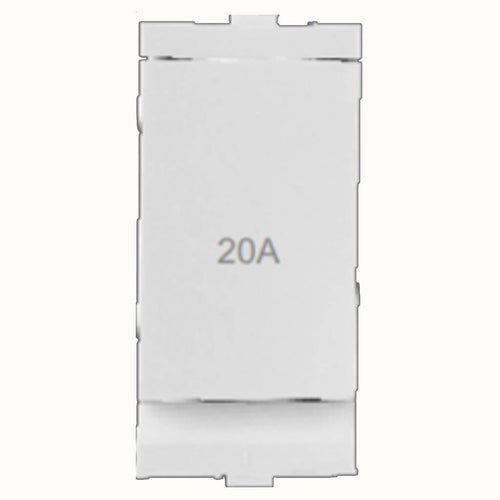 Hello Flat Jumbo Switch 1Way 20A White 1434 