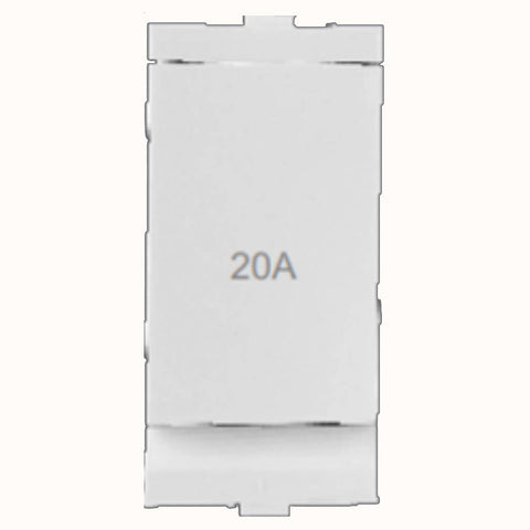 Hello Flat Jumbo Switch 1Way 20A White 1434 