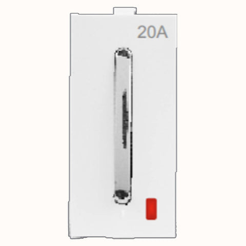 Hello Silvo Premium Switch With Indicator 1Way 1M 20A White 1456 