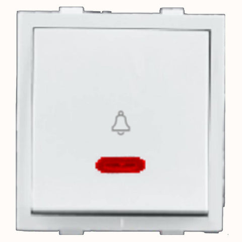 Hello Express Bell Push Switch With Indicator 2M 10A White 1413 