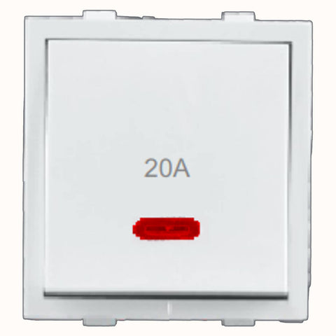 Hello Express Switch With Indicator 1Way 2M 20A White 1415 