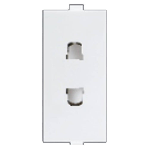 Hello Multi Socket With Shutter 2Pin 1M 6A White 1488 