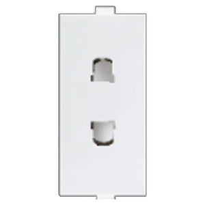 Hello Multi Socket With Shutter 2Pin 1M 6A White 1488 