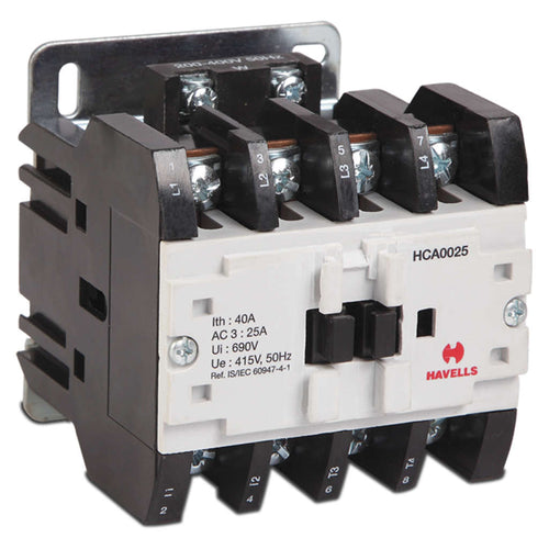 Havells UC1 32 F Contactor With AC Coil 4 Pole 32A Frame1 
