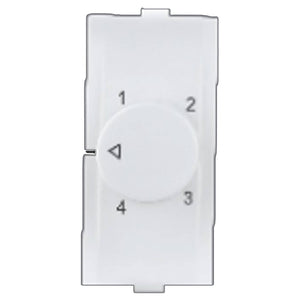 Hello Express Modular Fan Regulator 4 Step 1M White 1503 