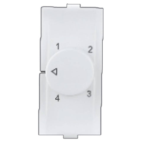 Hello Express Modular Fan Regulator 4 Step 1M White 1503 
