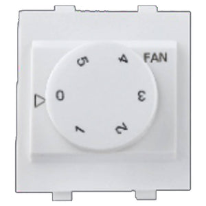 Hello Express Modular Fan Regulator 5 Step 2M White 1504 