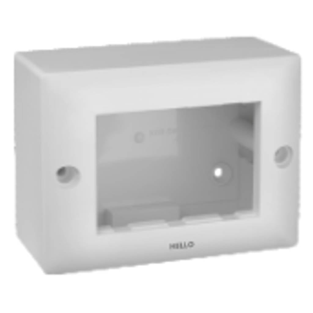 Hello Express Modular Gang Box With Brass Nutting