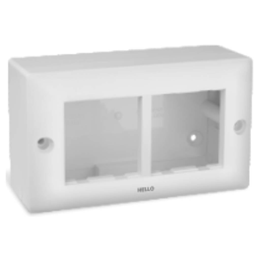 Hello Express Modular Gang Box With Brass Nutting